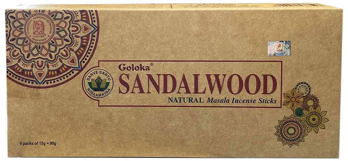 Incenso Goloka box 6 conf. Sandalwood