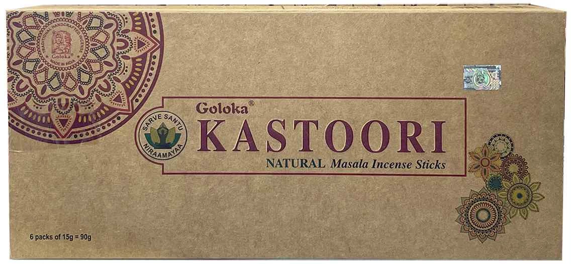 Incenso Goloka box 6 conf.  Kastoori