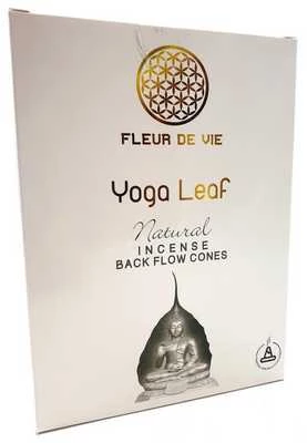 Coni Fleur de Vie a flusso inverso -- Yoga leaf -- Confezione 10 coni