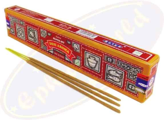 Incenso Satya Super Hit Desi Aroma -- Confezione 15 g