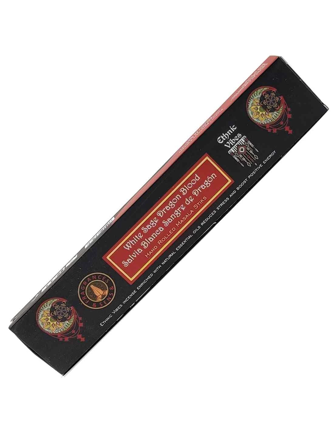 Incenso Ethnic Vibes Salvia Bianca e Sangue di Drago -- Confezione 15 g