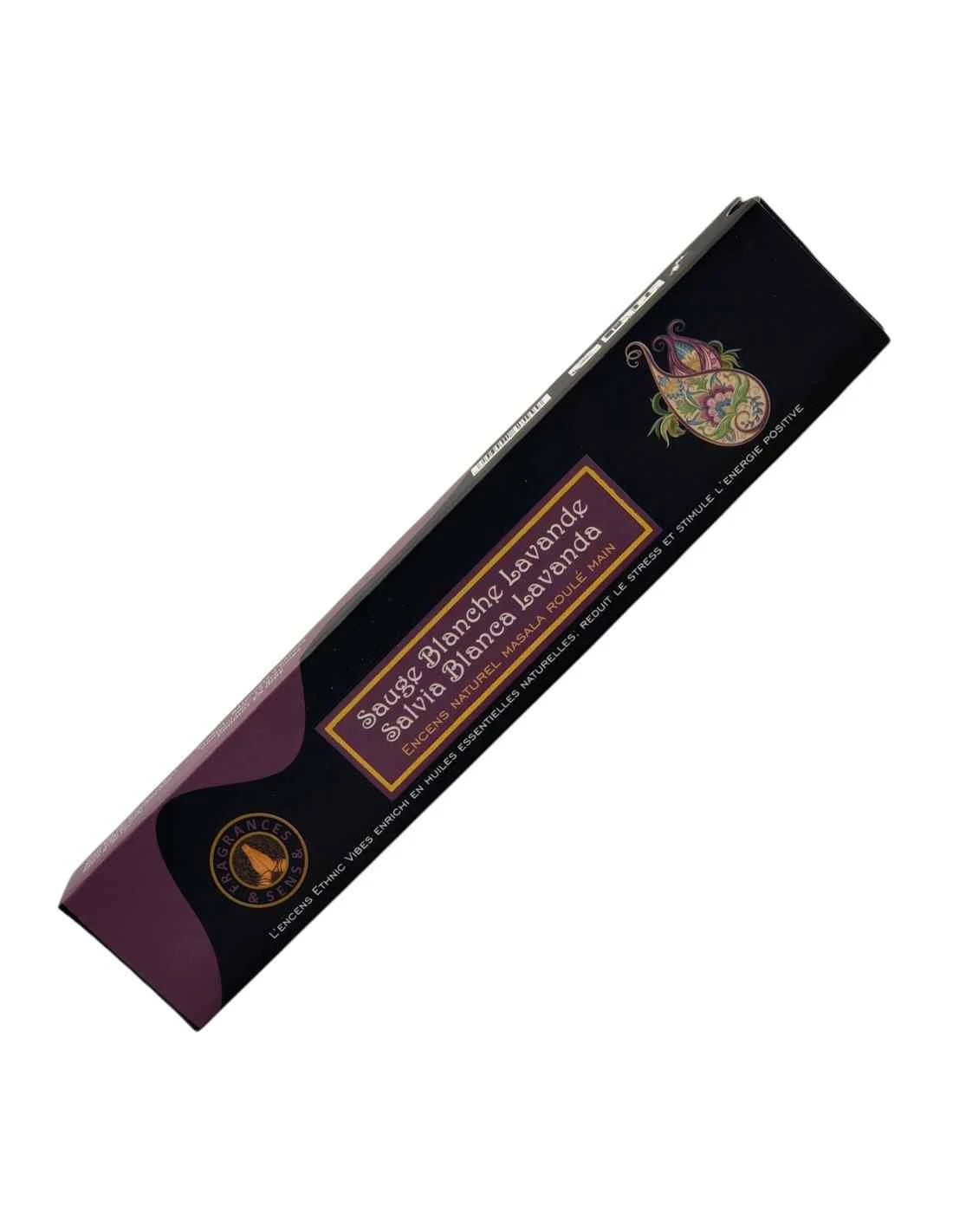 Incenso Ethnic Vibes Salvia bianca e Lavanda -- Confezione 15 g