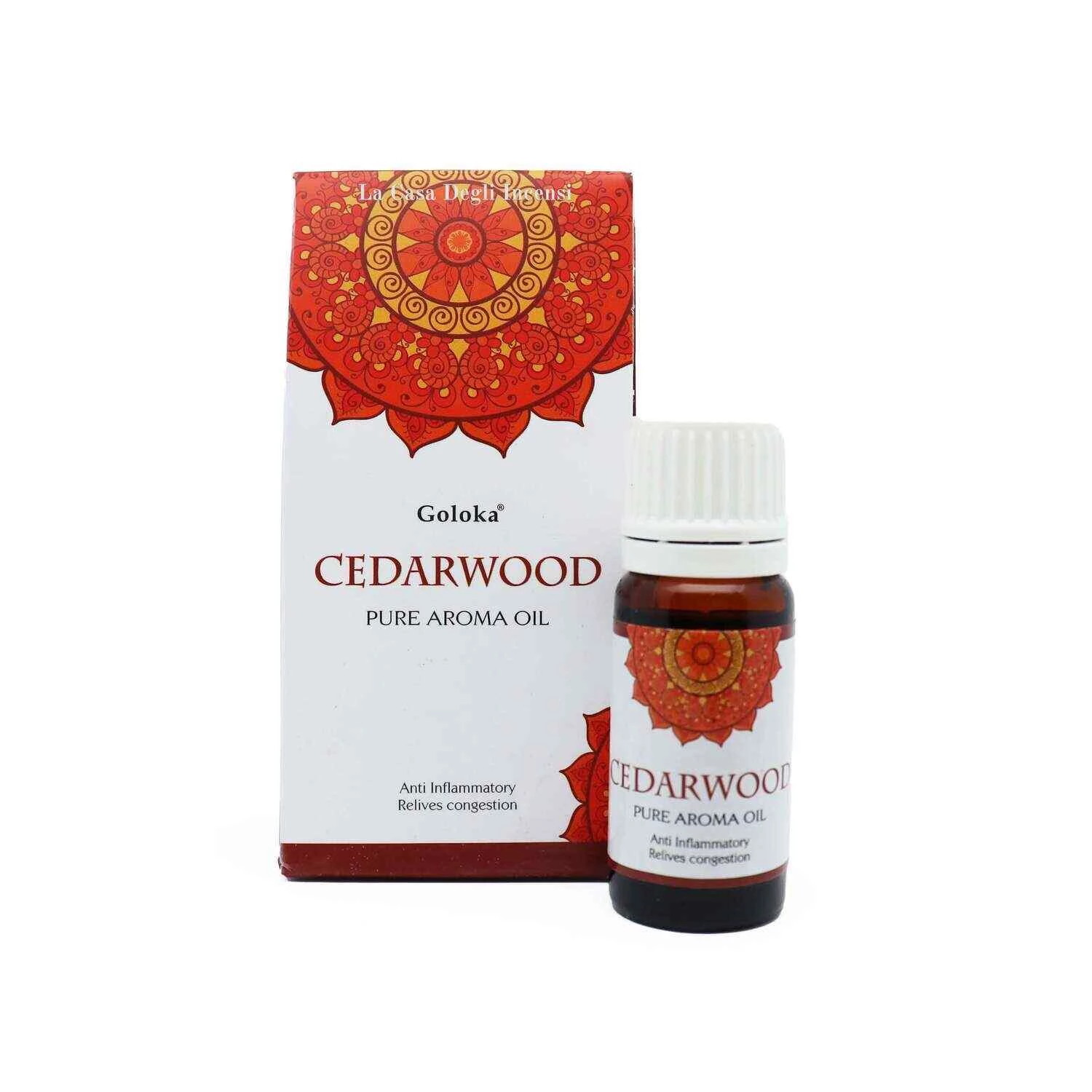 Olio Goloka per bruciatore -- Legno di Cedro -- 10ml