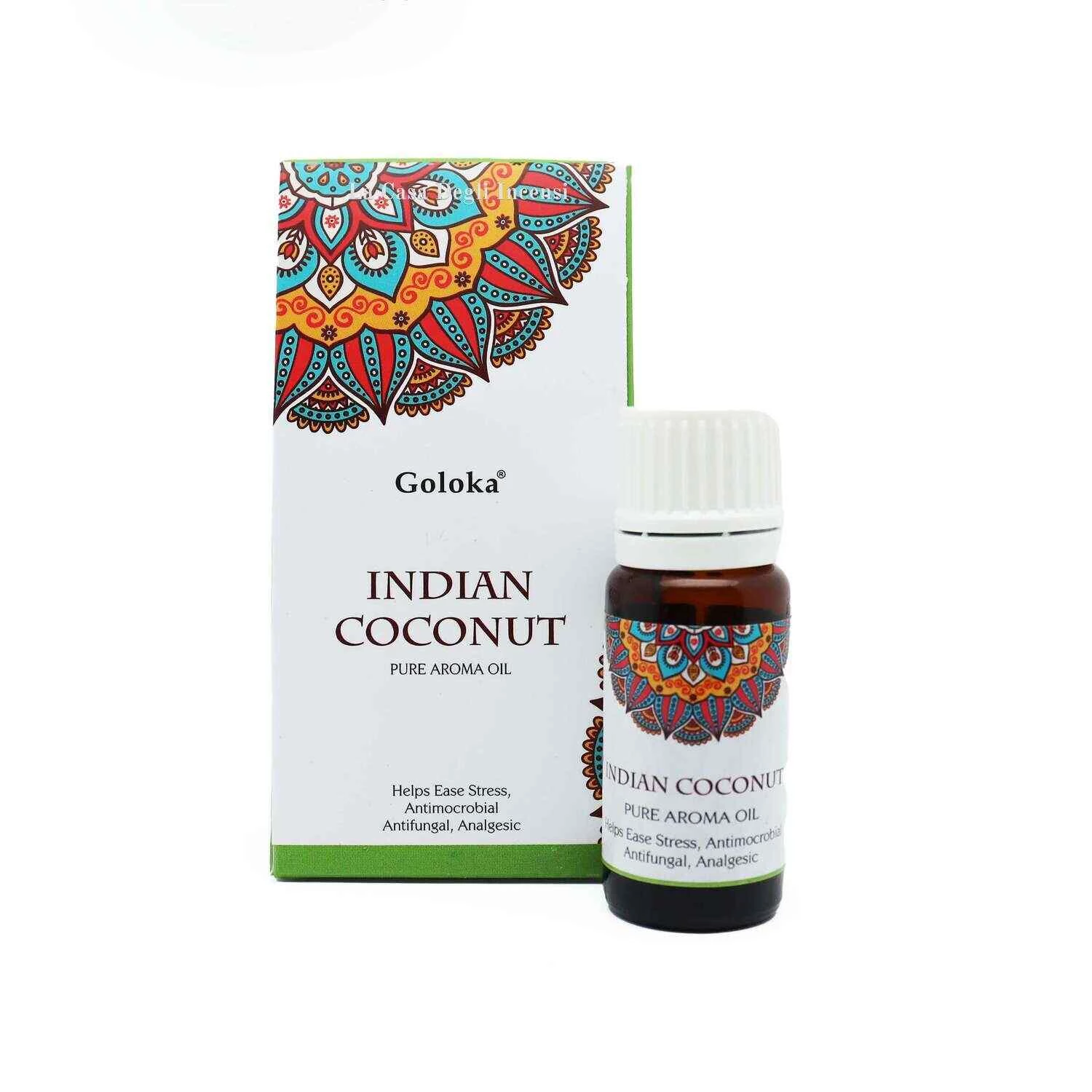 Olio Goloka per bruciatore -- Cocco indiano -- 10ml