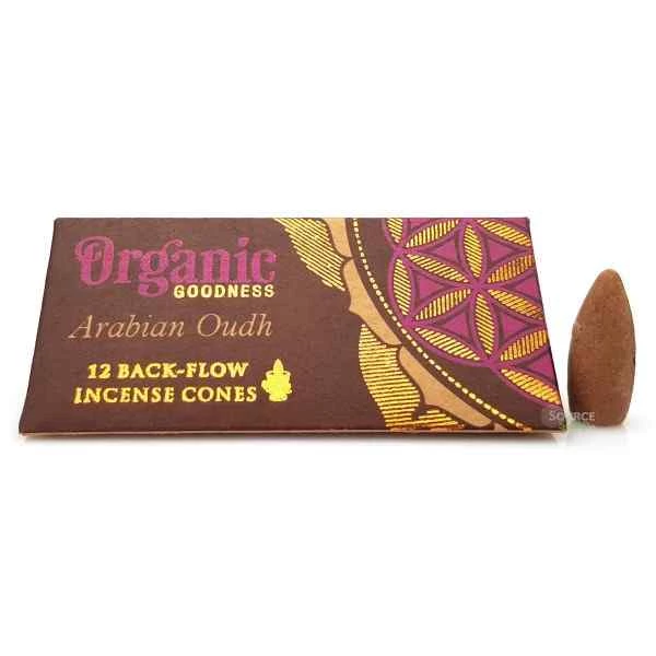 Coni Organic Masala a flusso inverso -- Oudh Arabia -- Confezione 12 coni