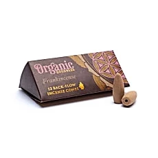 Coni Organic Masala a flusso inverso -- Frankincense -- Confezione 12 coni