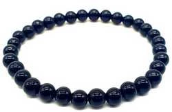 Bracciale Ossidiana Nera perle 6mm