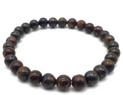 Bracciale Bronzite perle 6mm
