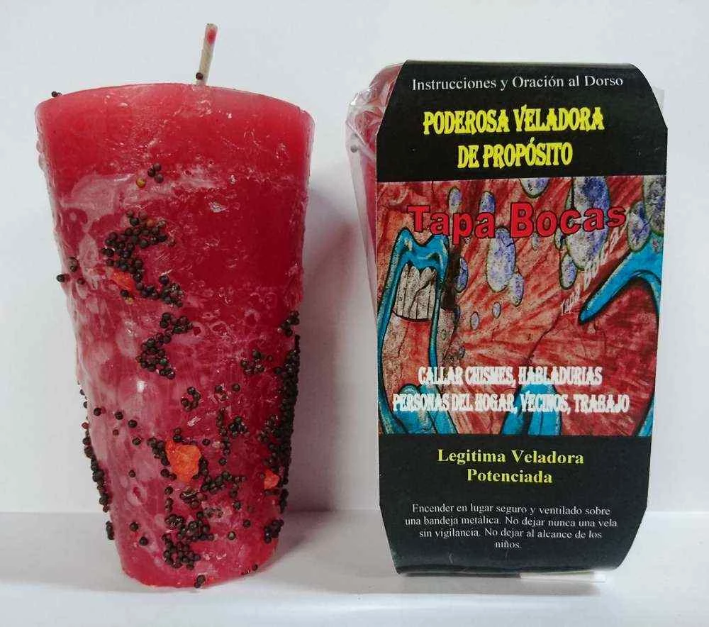 Candela esoterica -- Tapa Bocas -- mettere a tacere
