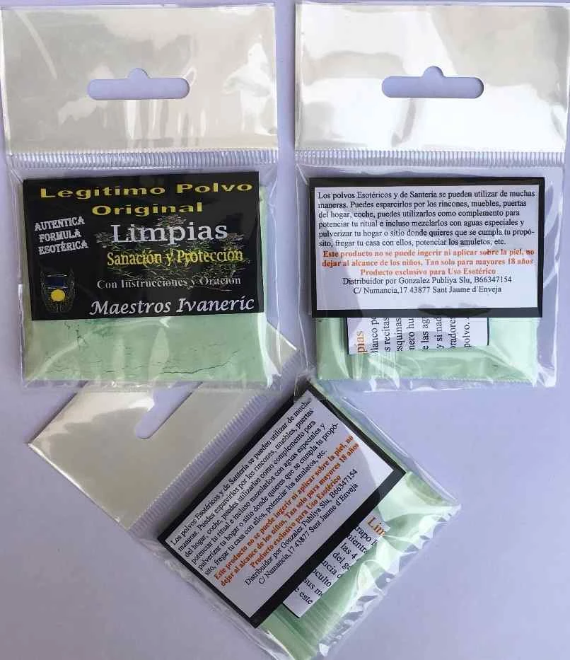 Polvere magica ritualizzata --Limpias