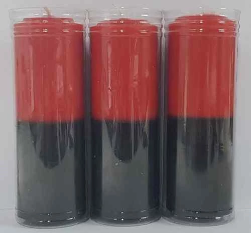 Cero da rituale colore pieno - Rosso e Nero
