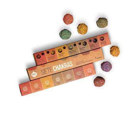 7 Chakras -7 bombitas100% erbe naturali- Sagrada Madre