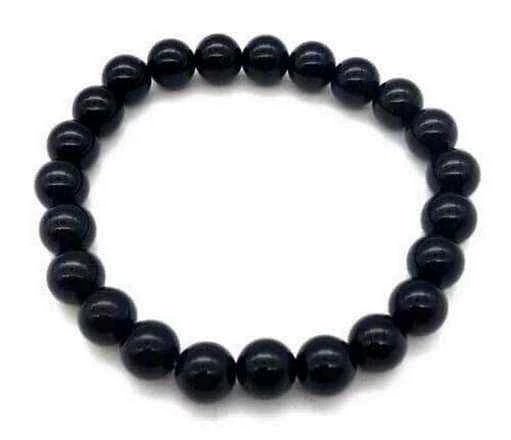 Bracciale Onice Nero perle 6mm