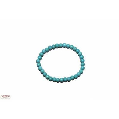 Bracciale pasta di Turchese perle 6mm