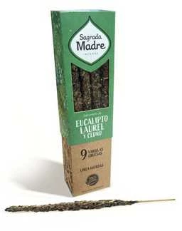 Incenso  Sagrada Madre eucalipto alooro cedro