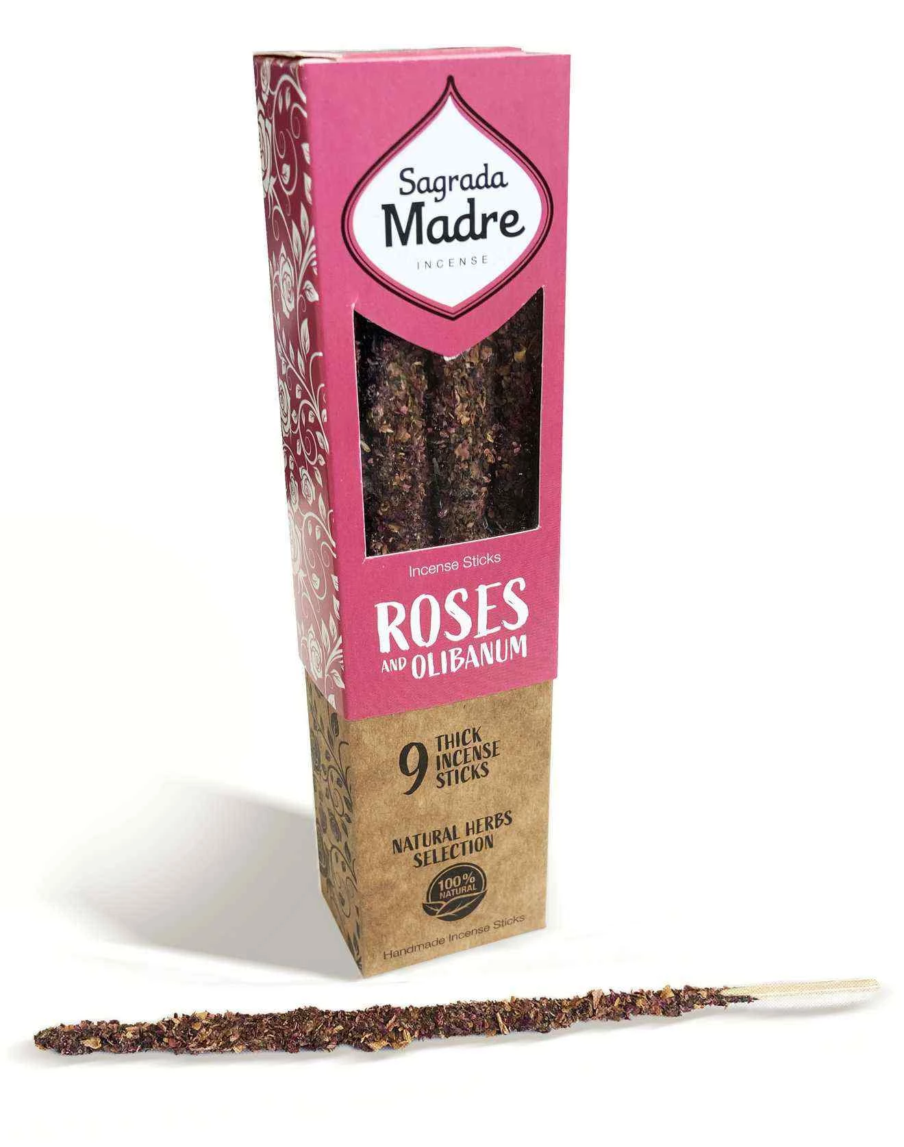 Incenso Sagrada Madre Rosa e Olibano