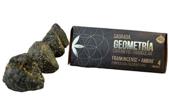 Incenso  Sagrada Madre Geometria a Piramide Frankincense-ambra