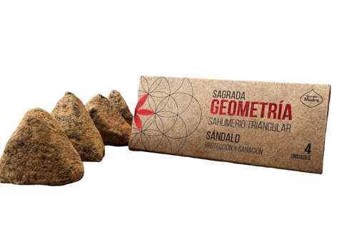 Incenso  Sagrada Madre Geometria a Piramide Sandalo