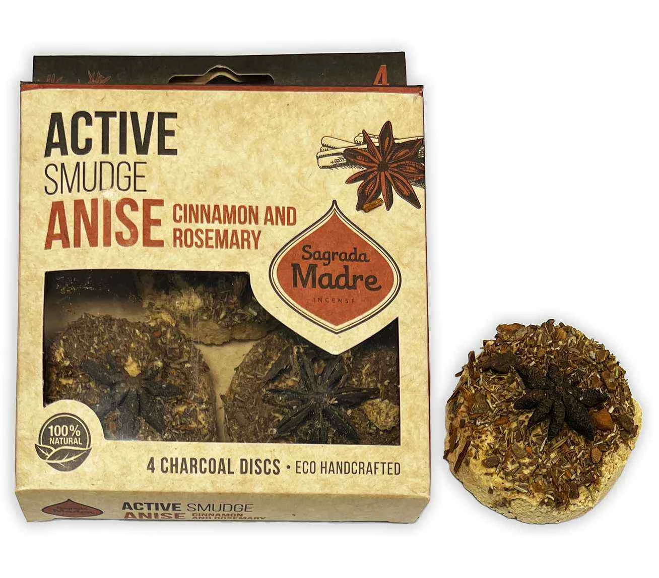 Incenso  Sagrada Madre Pastiglie Anice Cannella rosmarino