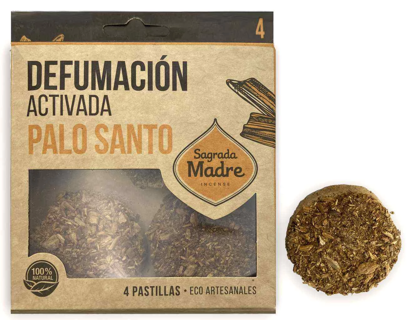 Incenso  Sagrada Madre Pastiglie al Palo Santo