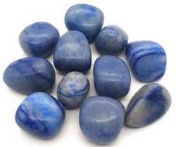 Quarzo blu burattato