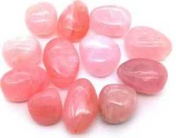 Quarzo Rosa burattato