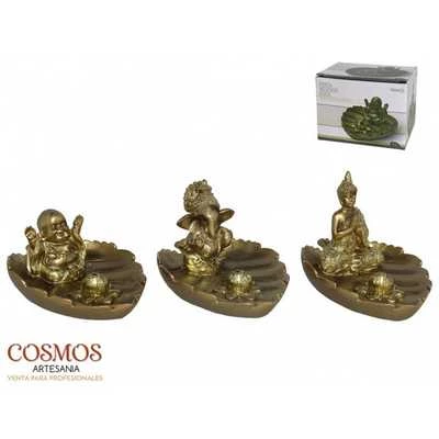 Porta incenso Ganesh in resina -- 11 Cm