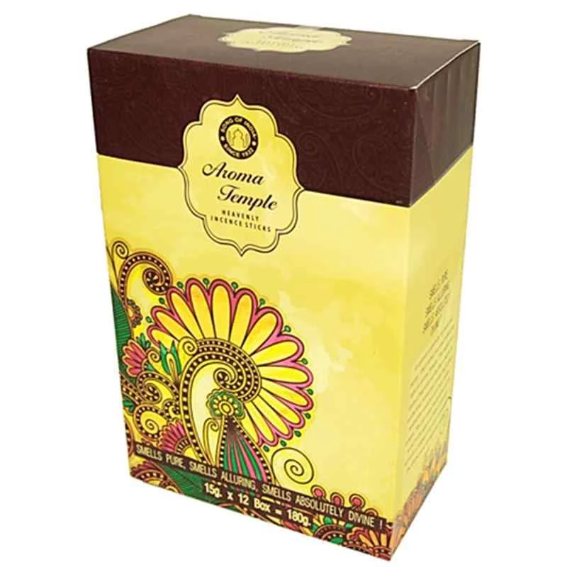 Incenso Aroma Temple box 204 bastoncini