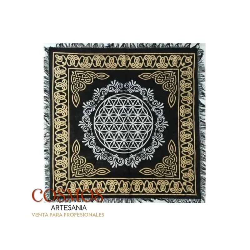 Tappetino Tarocchi /Altare Fiore della vita -- 60x60Cm