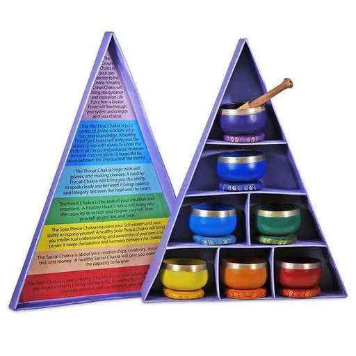 Campane tibetane Chakra confezione regalo