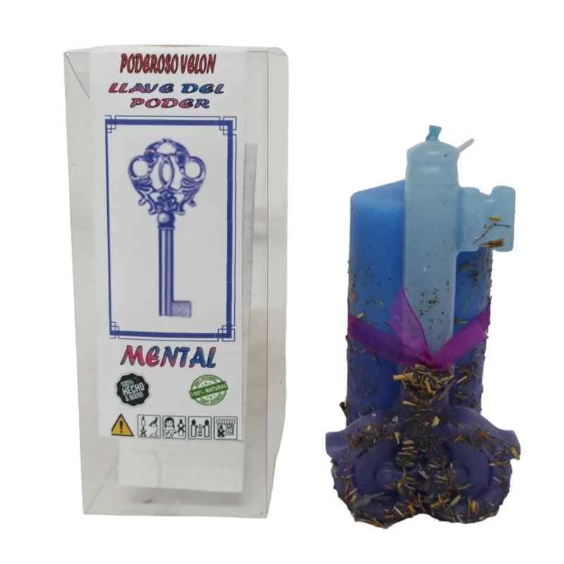 Mental Candela velone  ritualizzata con chiave di potere