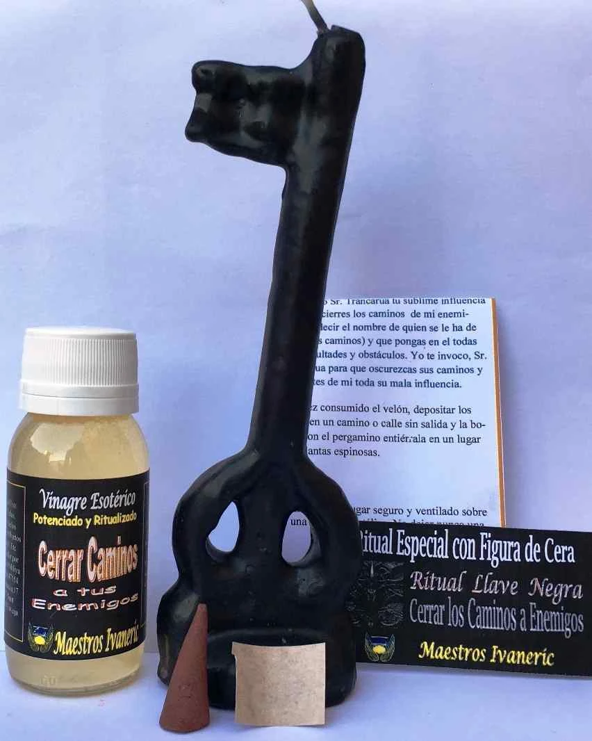 Candela esoterica Chiave nera