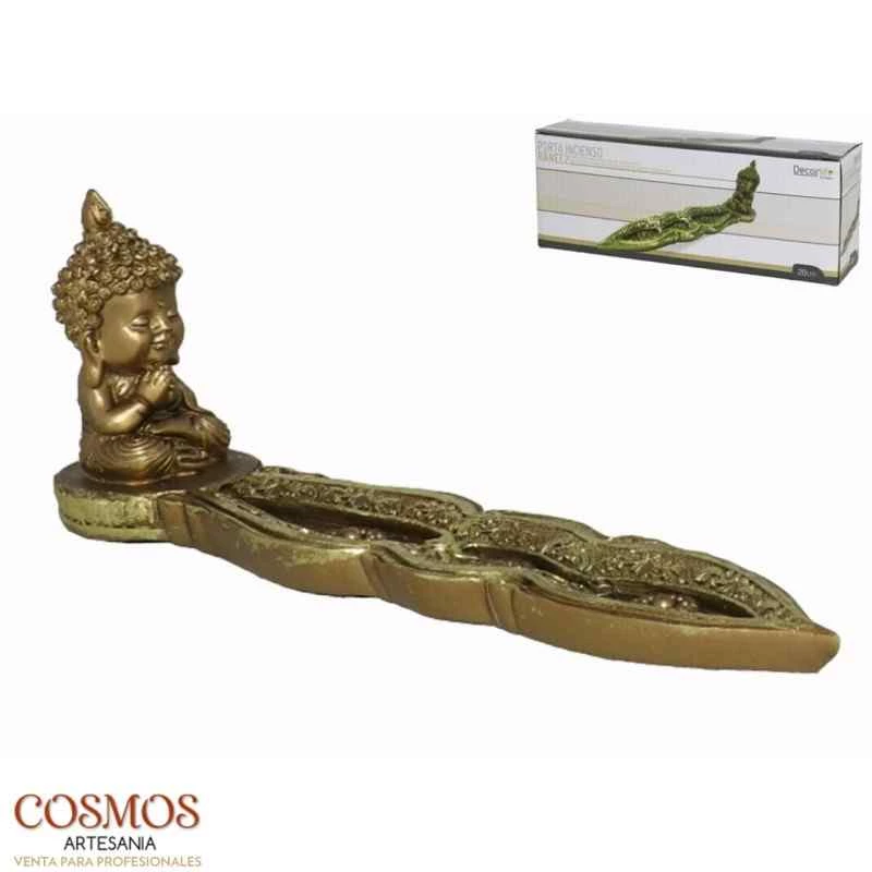Porta incenso Budda thai Ranee2 Colore oro -- cm 20