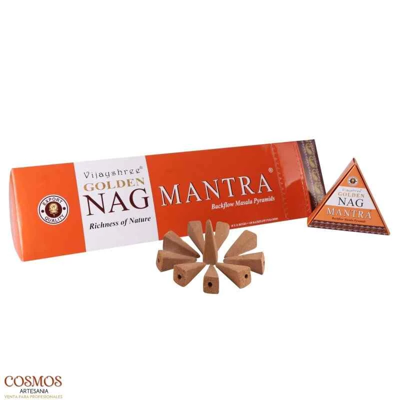 Coni di incenso Golden Nag Mantra a flusso inverso backflow