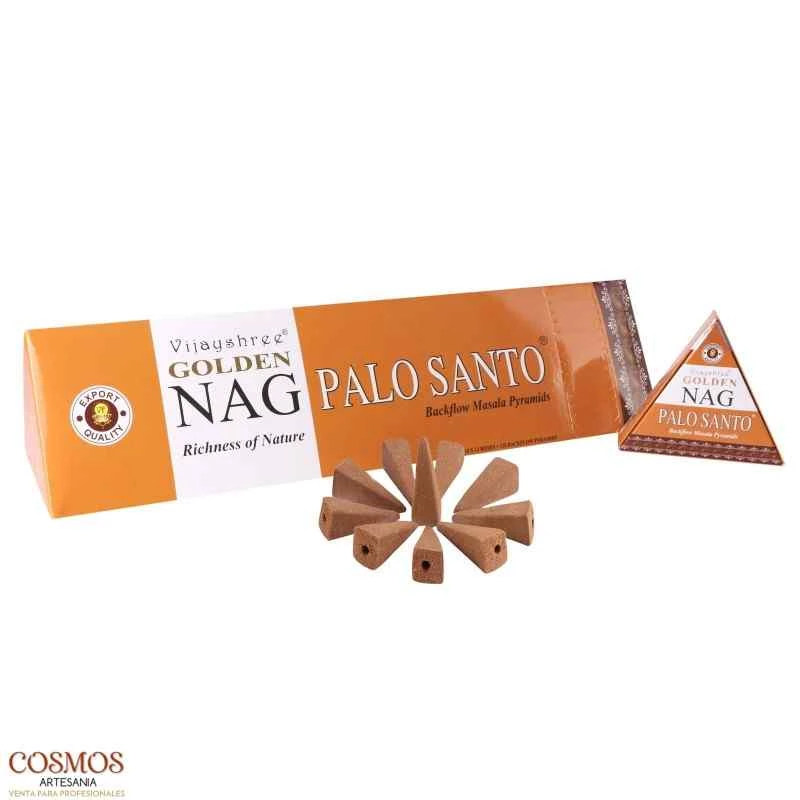 Coni di incenso Golden Nag Palo Santo a flusso inverso backflow