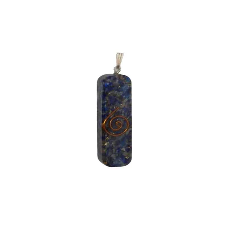 Orgonite Ciondolo Lapislazuli -- 4x1,5 Cm