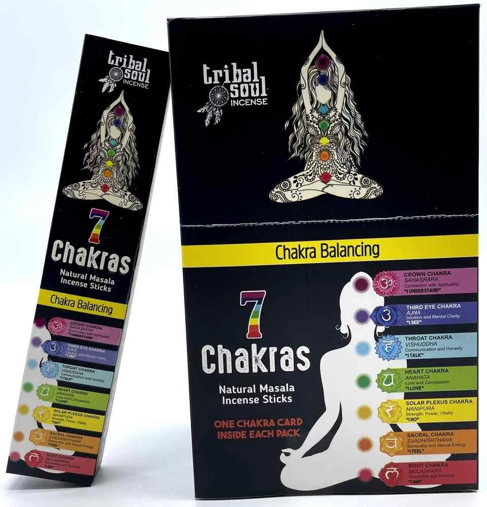Incenso Hari Darshan Tribal Soul  -- Chakra nero --  15 G