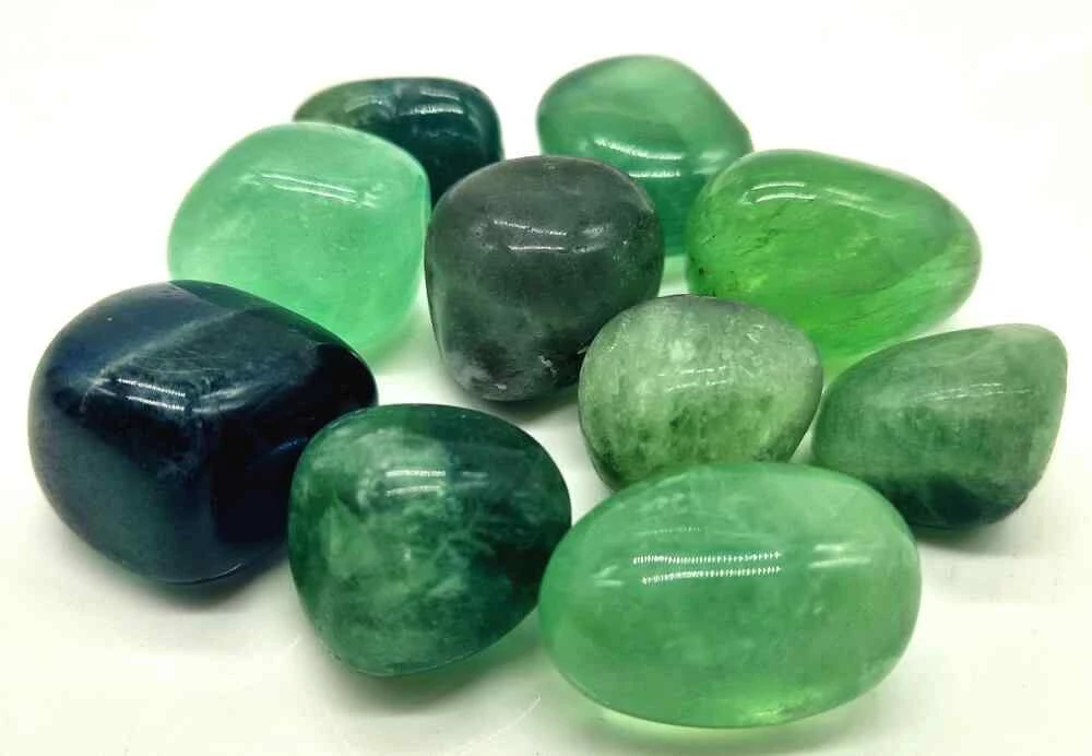 Fluorite Verde burattata