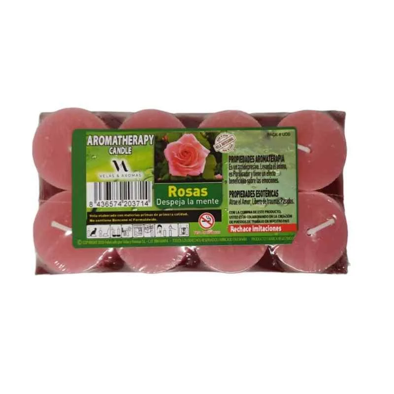 Cero alla Rosa set 8 pz - cm 4x3