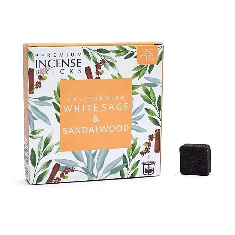 Mattoni di incenso Aromafume Salvia Bianca & Sandalo 40 g