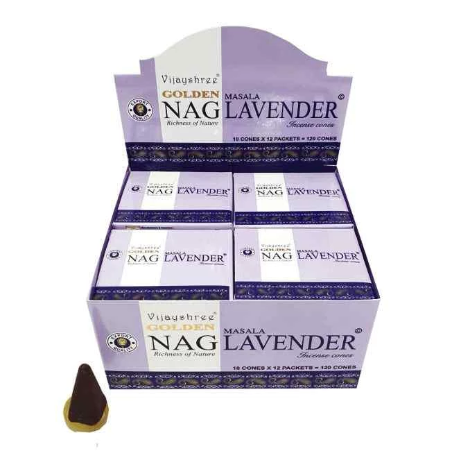 Coni di incenso Golden Nag Lavanda -- 20 g