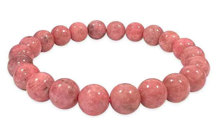 Bracciale Rodonite australiana perle  8mm