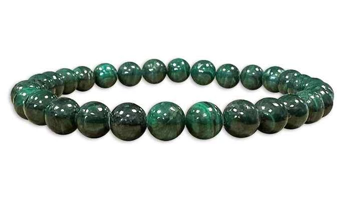 Bracciale Malachite perle 6mm