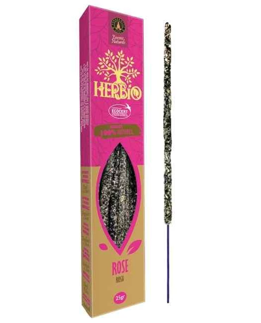 Incenso Ecocert Herbio Rosa 20 G