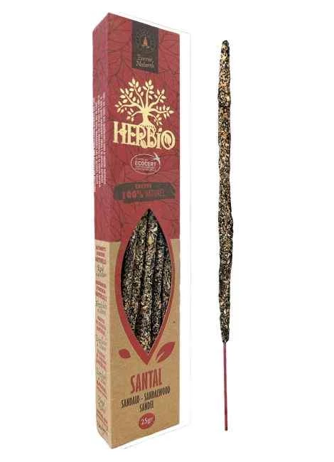 Incenso Ecocert Herbio Sandalo 20 G