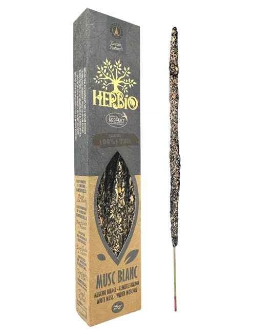 Incenso Ecocert Herbio Muschio bianco 20 G