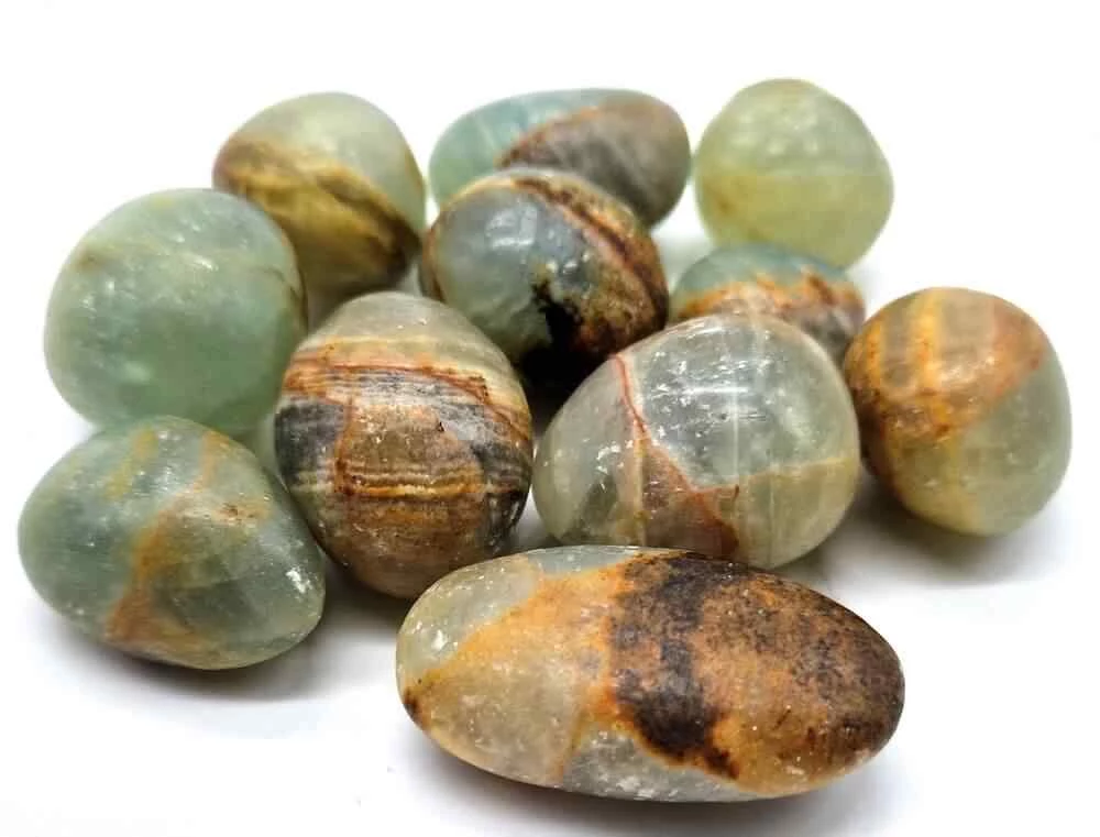 Calcite blu burattata