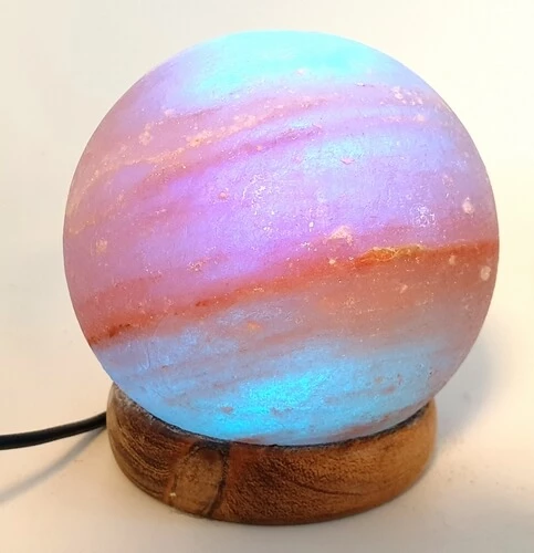 Lampada Di Sale a Sfera cambia colore USB - g 500/1Kg cm 12