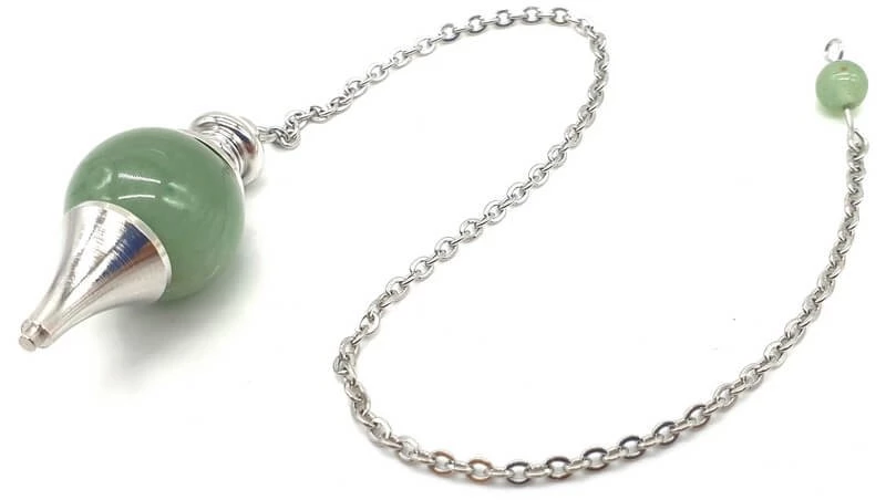 Pendolo Avventurina Verde a Sfera -- 4 Cm