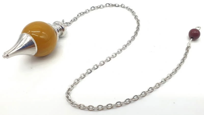 Pendolo Diaspro Mokaite a Sfera -- 4 Cm